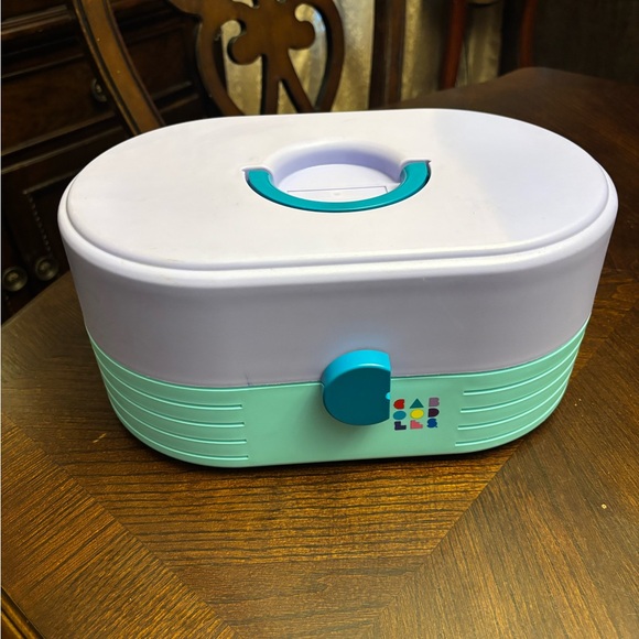 Vintage Caboodles Purple and Teal Organizer - Picture 1 of 5